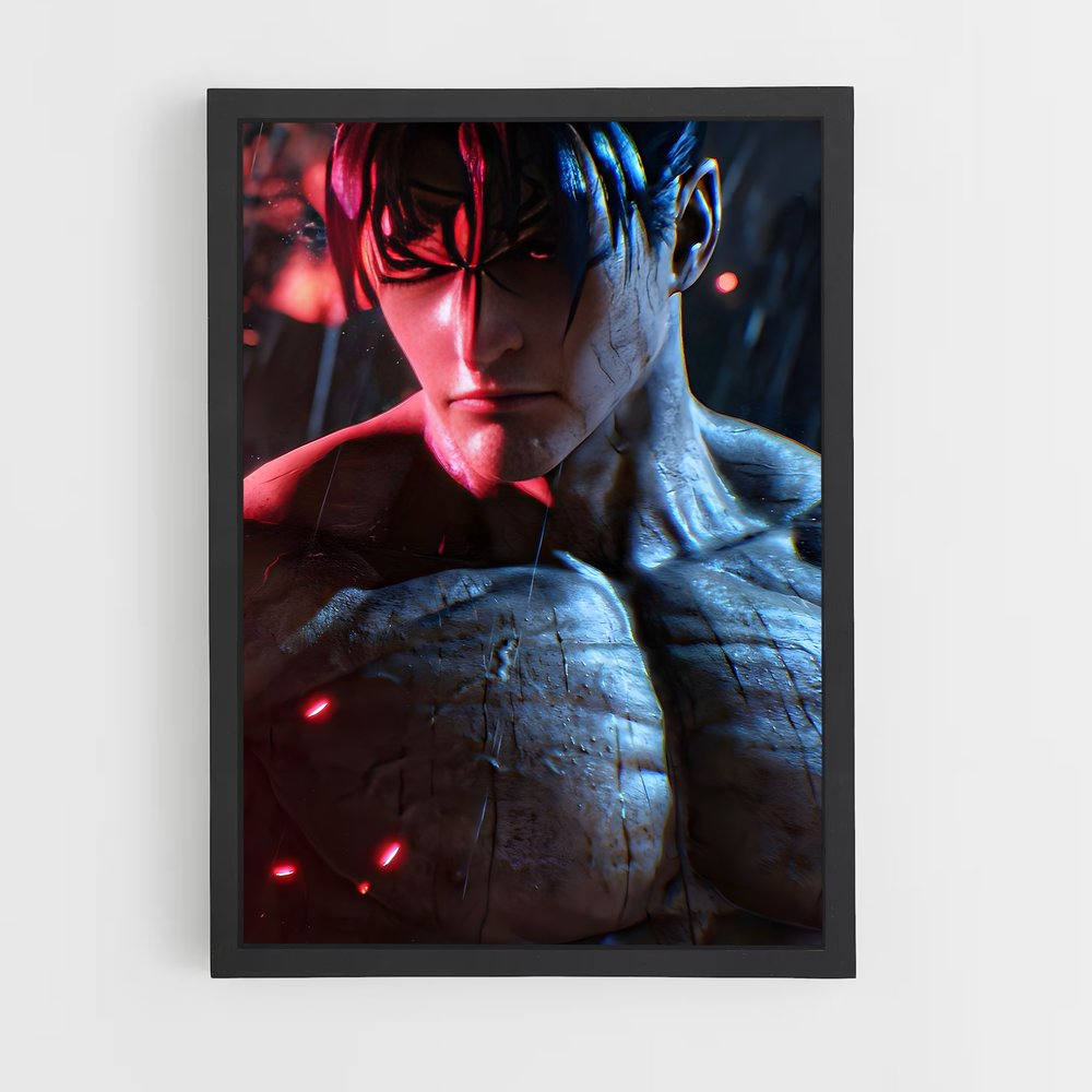 Poster Red Inferno – affiche Tekken (vue 2)